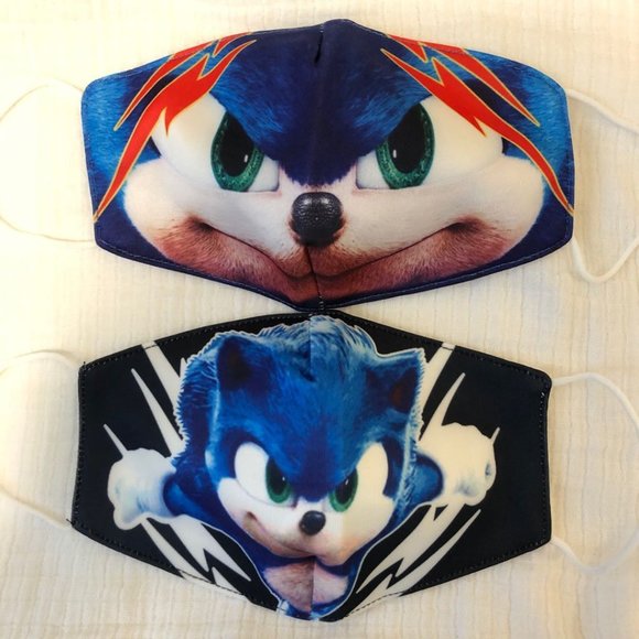 sega Other - 💚3/$25 Sonic the Hedgehog Youth Boys Face Mask